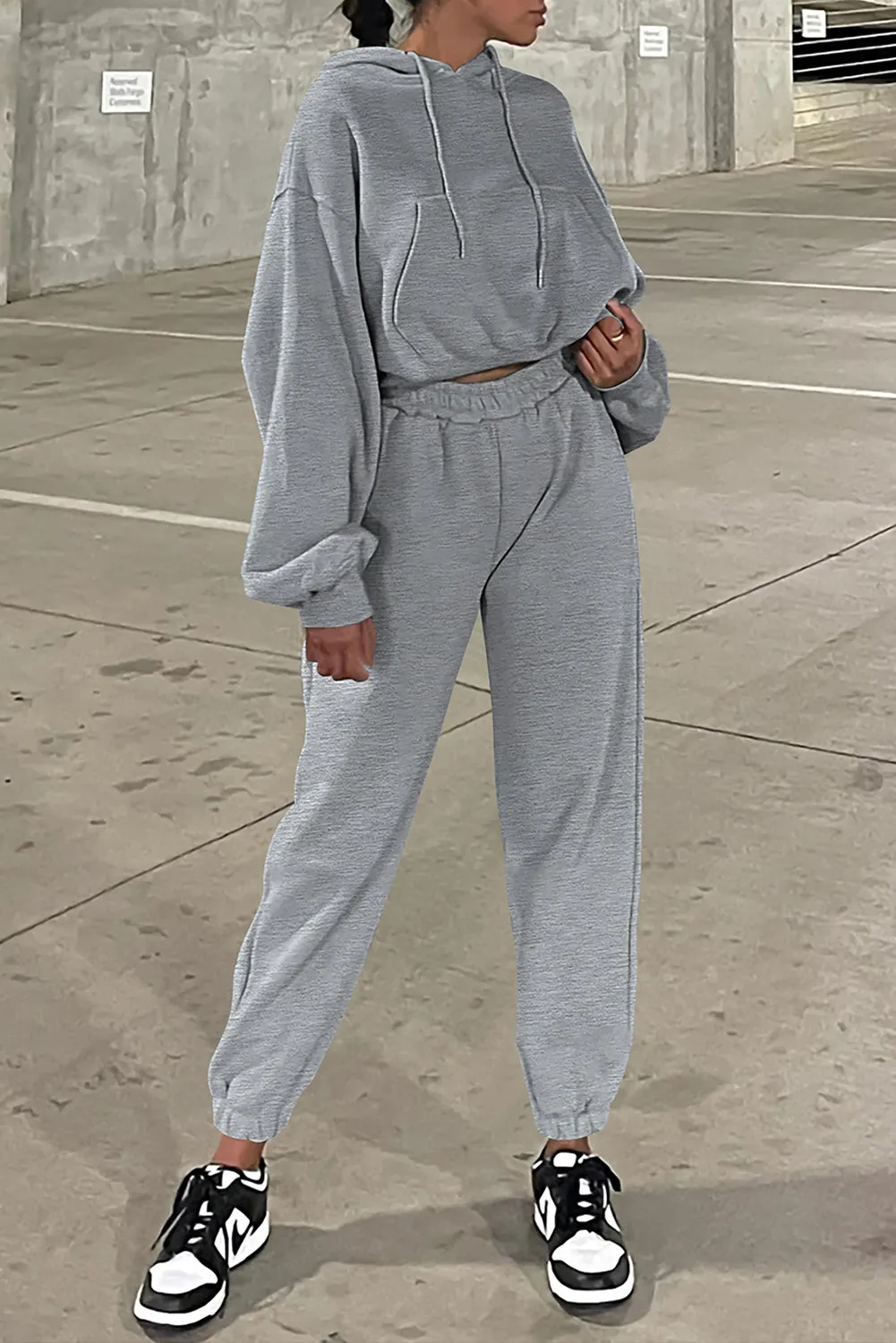 All-Season Waffle Knit Hoodie