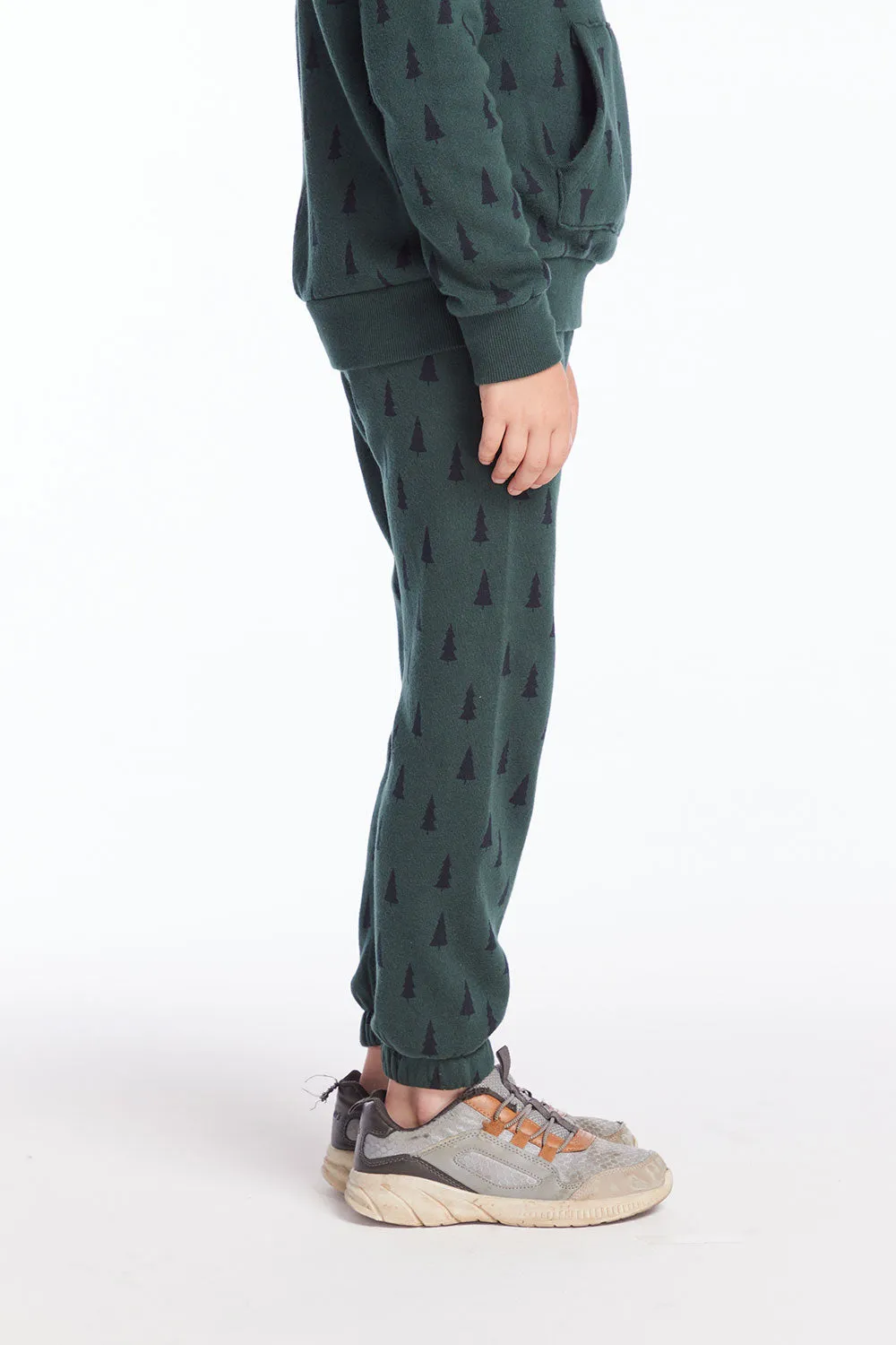 Boys Forest Pine No Side Seam Joggers