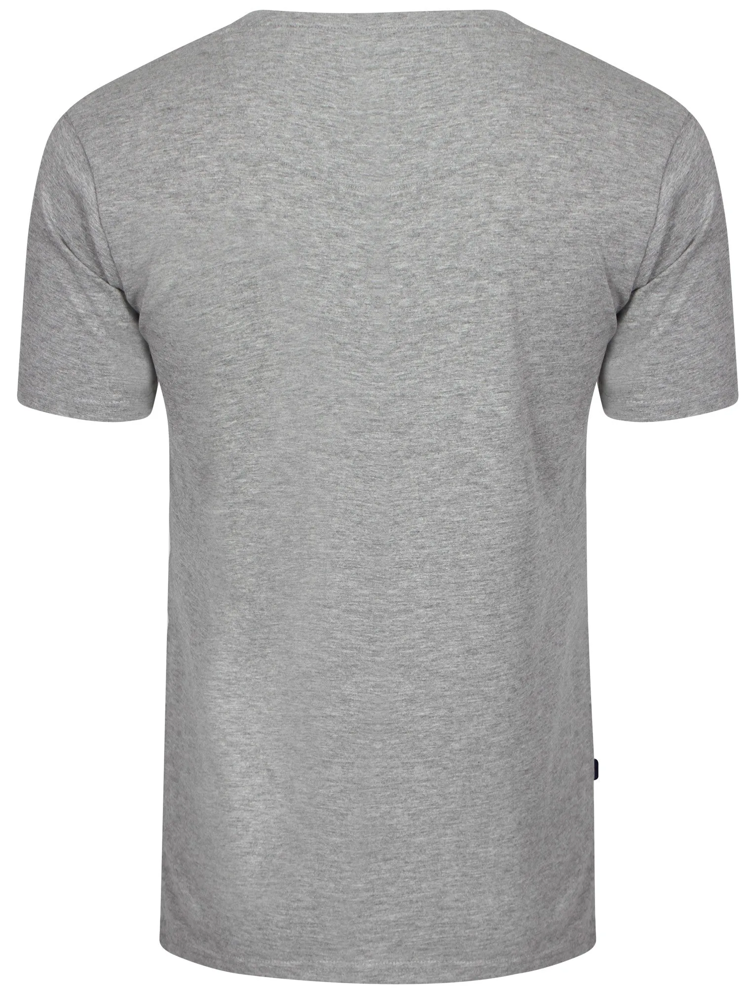 Briset Basic V-neck Tee in Grey Marl - Le Shark