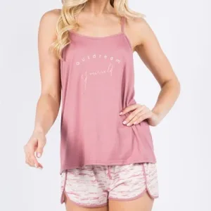 Hacci Lounge Pajama Short Set - Out Dream Yourself