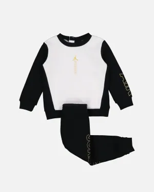 Jordan Infants' Holiday Shine Crew Set Black
