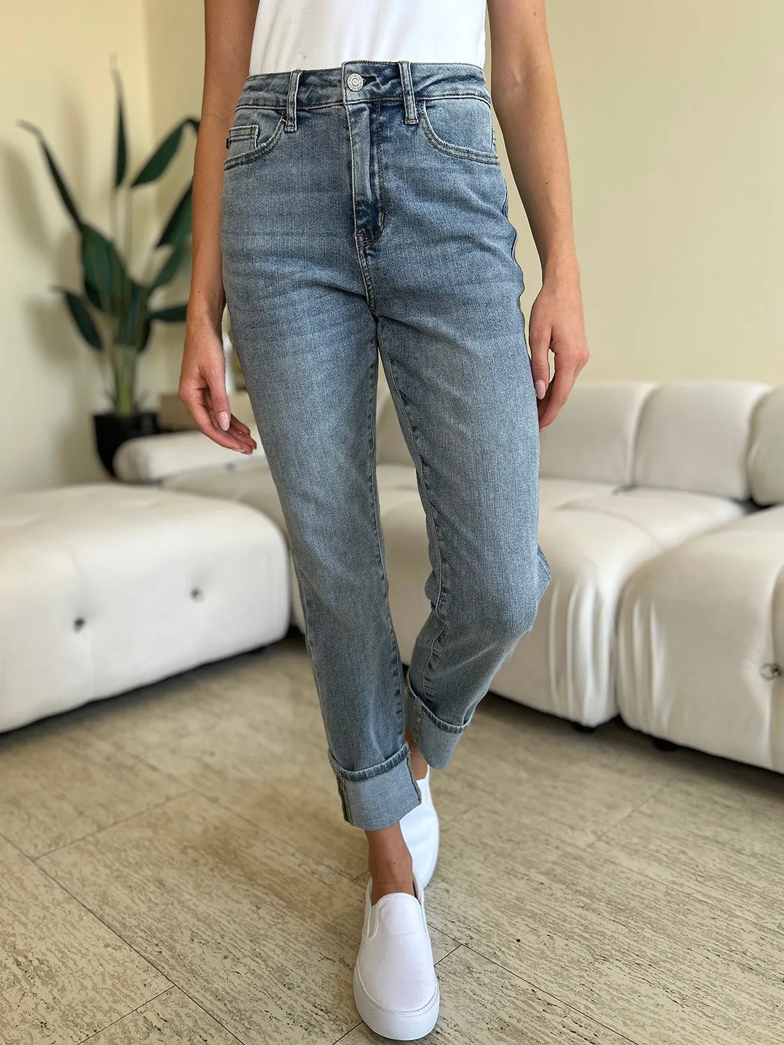 Judy Blue* I’m Coming Home Cuff Jeans
