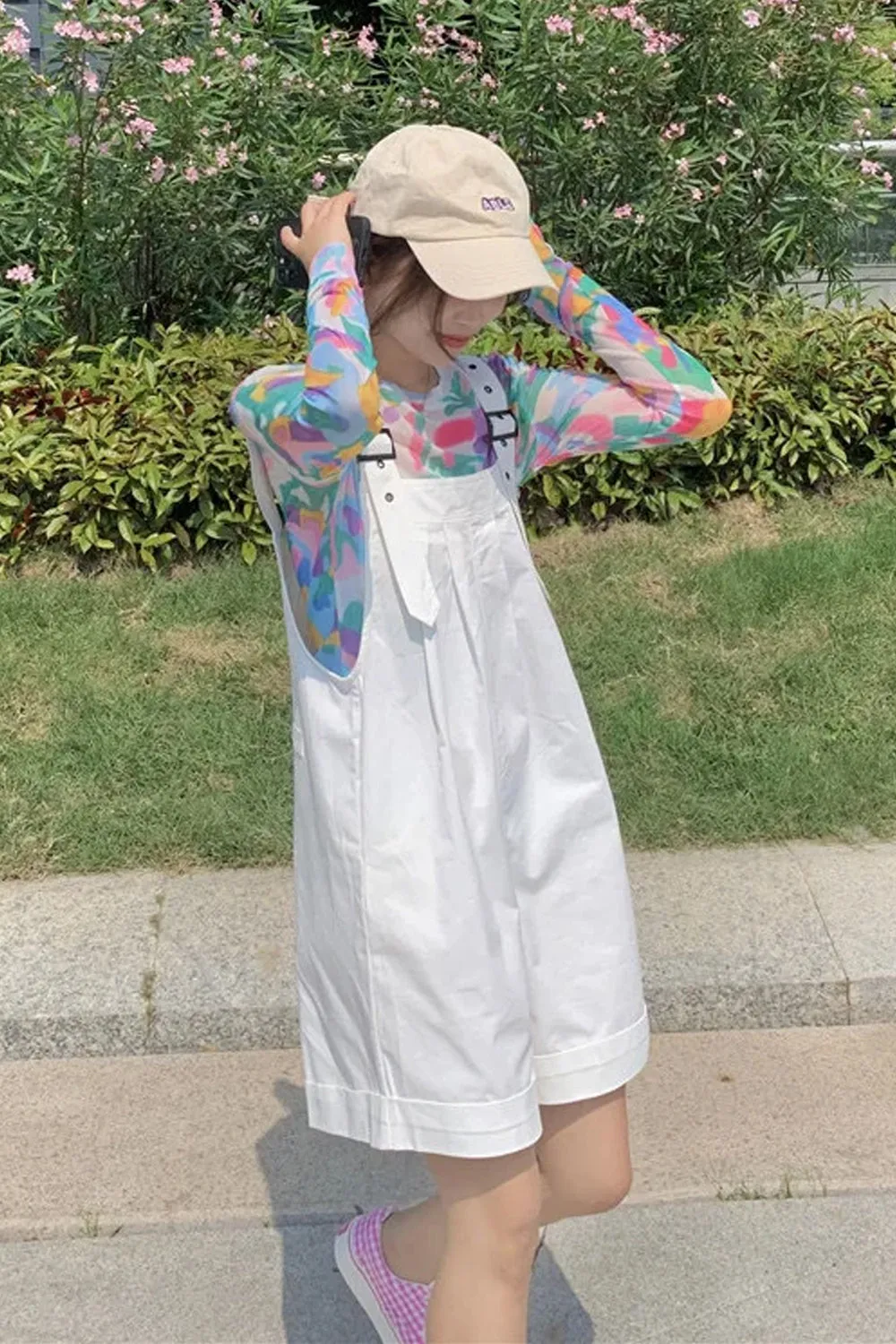 Loose Wide Leg Casual Shorts Jumpsuit